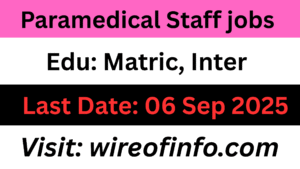 Paramedical Staff jobs in Lahore